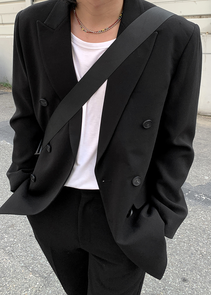 ★every double blazer(2 color) *블랙 M사이즈 1장