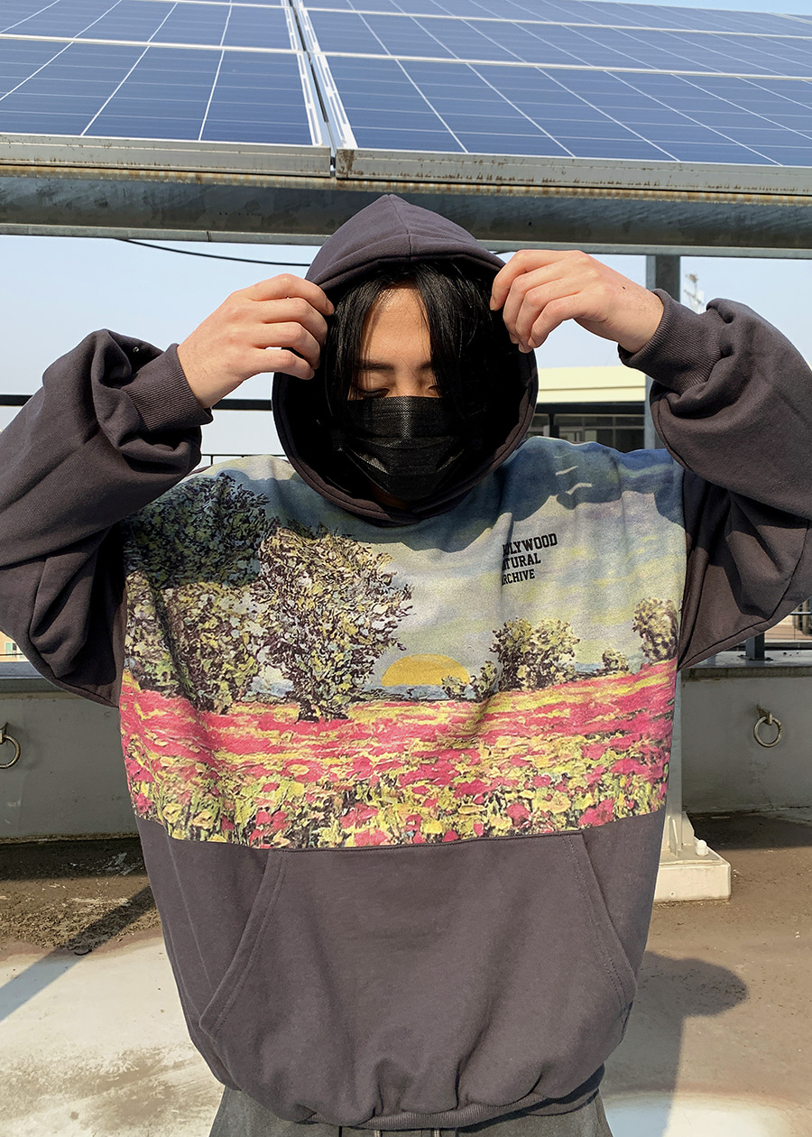 sunset hoodie(2 color)