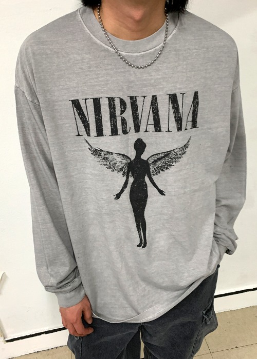 nirvana tour dying long sleeve(2 color)