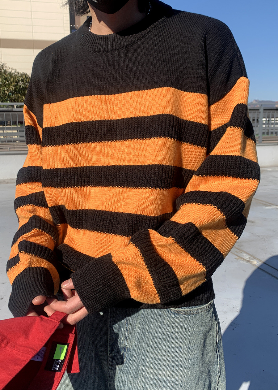 one stripe knit(3 color)