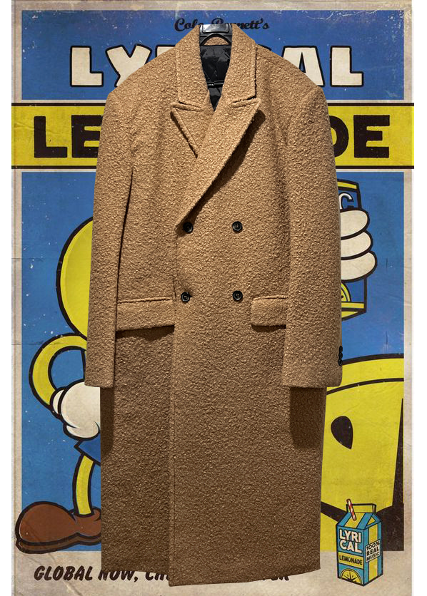 boucle over long coat(2 color)